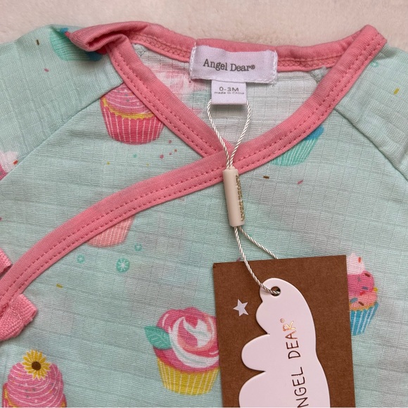NWT Angel Dear cupcake wrap coverall 0-3 months - Picture 2 of 4